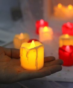 Bougies LED scintillantes