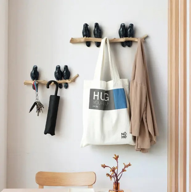 VOLAVIA™Suspension murale d'oiseaux en résine
