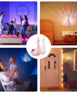 Lampe LED murale paon – Image 4