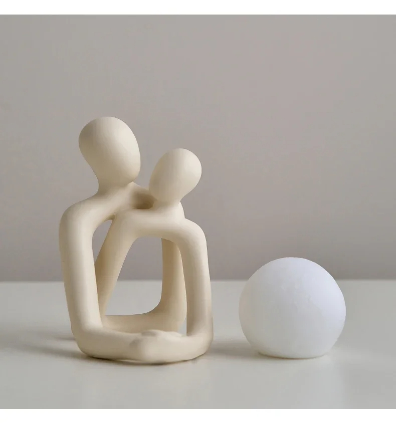 Statue en résine d'un couple d'amoureux – Image 3