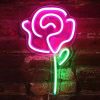 Fleur Rose Neon LED