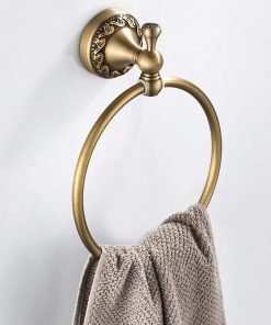 Anneau porte-serviette en laiton
