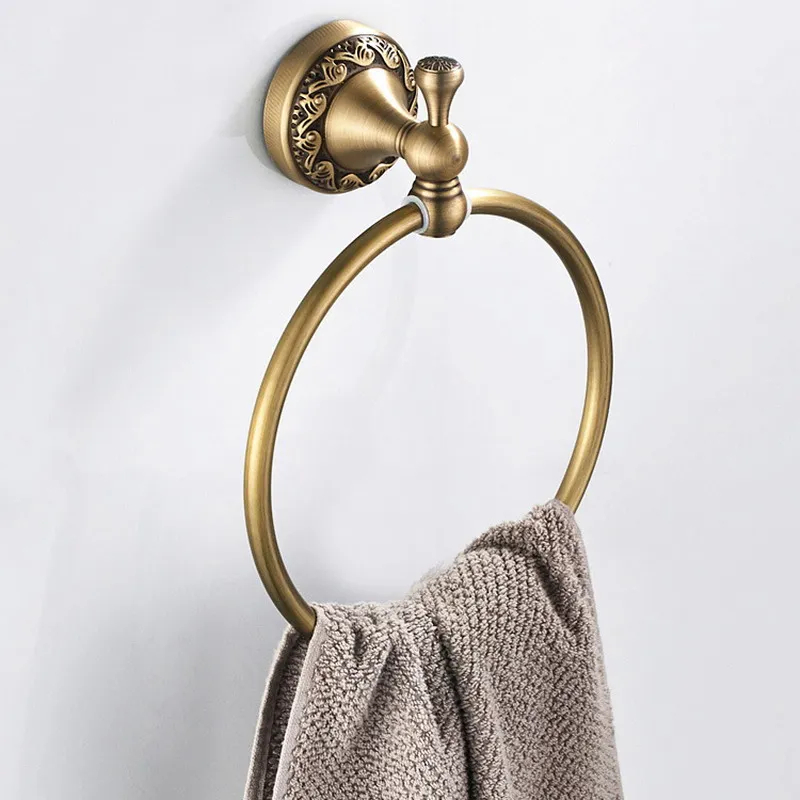 Anneau porte-serviette en laiton