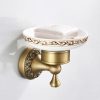 Support gobelet en laiton antique