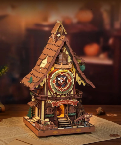 3D Puzzle en bois Horloge coucou Style forêt noire avec oiseau